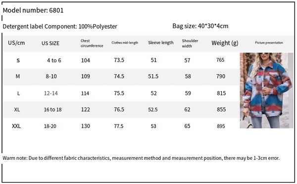 Women Geometric Jacket  with Pocket Lapel