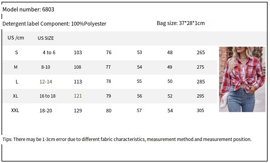 Women Oversize Loose Plaid Jacket with Pocket