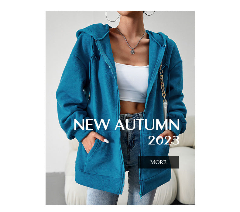 Sudaderas con capucha lindas para mujer adolescente niña otoño chaqueta de gran tamaño sudaderas casual con cordón con cremallera Y2K sudadera con bolsillo 