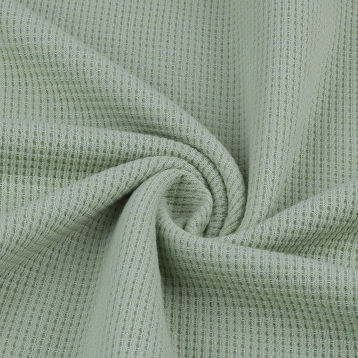 Women Short Sleeve Two Piece Casual Waffle Lounge Set