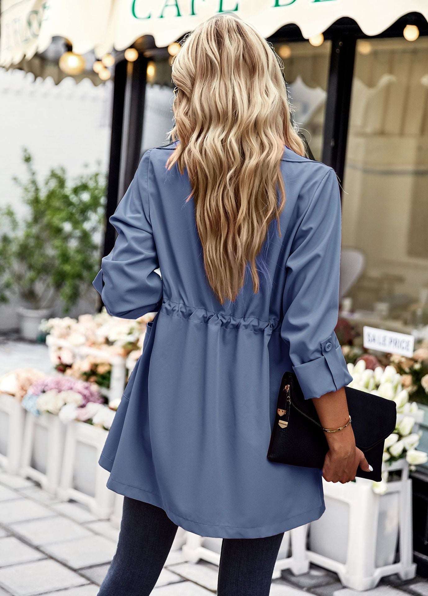 Women's Autumn And Winter Trench Coat Fashion Jacket