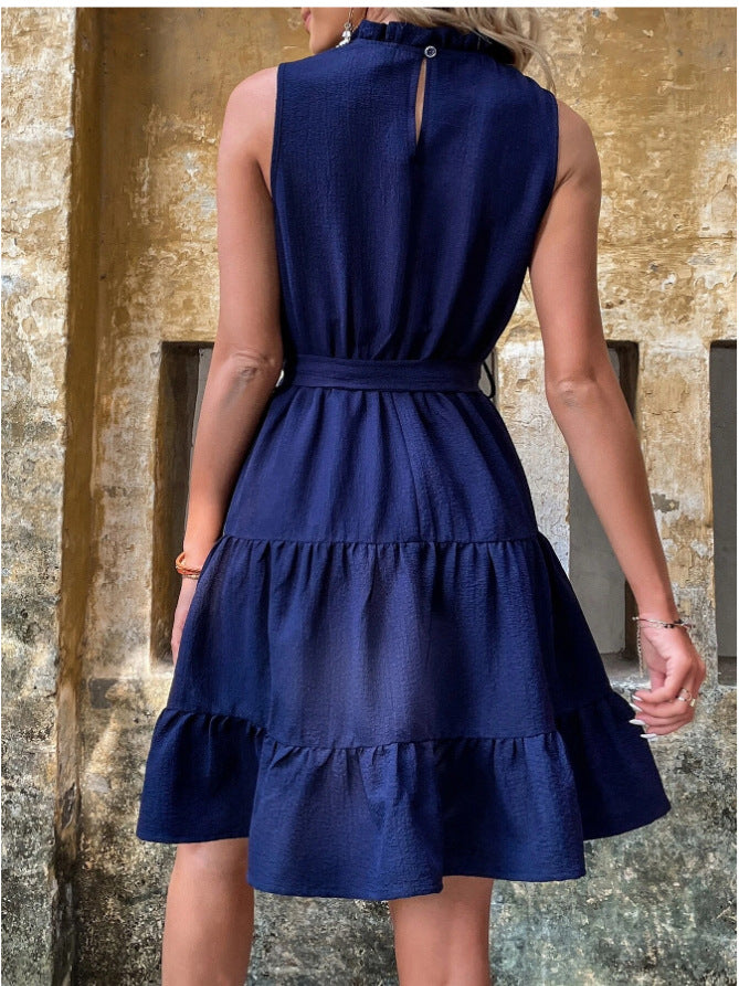 Womens Dresses Halter Sleeveless Beach