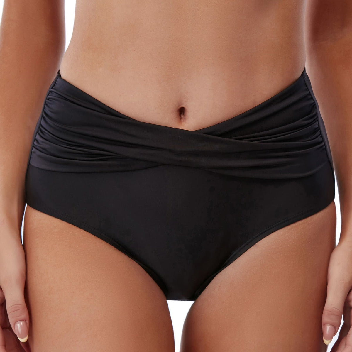 Pantalones cortos de baño para mujer Badeanzug bauchweg V-Design 